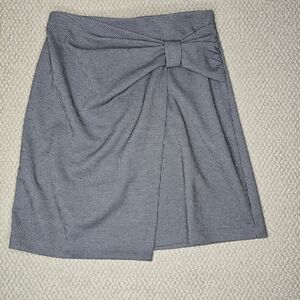 Ann Taylor Black and White Pencil Skirt